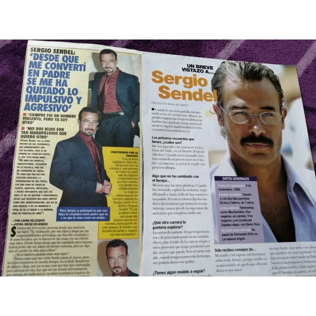 Sergio Sendel  Recortes Varios Fans Coleccionistas