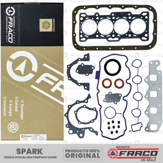 Juego Empacadura Chevrolet Spark 1.0 2009 2010 2011 2012