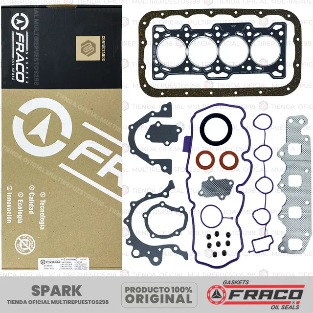 Juego Empacadura Chevrolet Spark 1.0 2009 2010 2011 2012