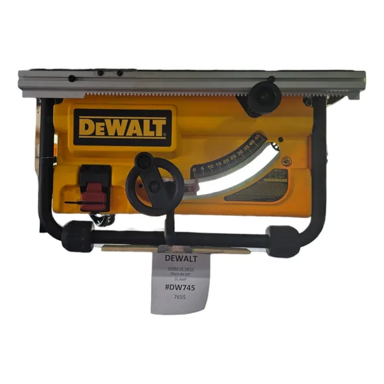 Dewalt Sierra De Mesa Disco 10   15amp Dw745