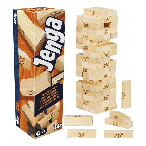 Juego De Mesa G1499 Jenga Español Hasbro Games
