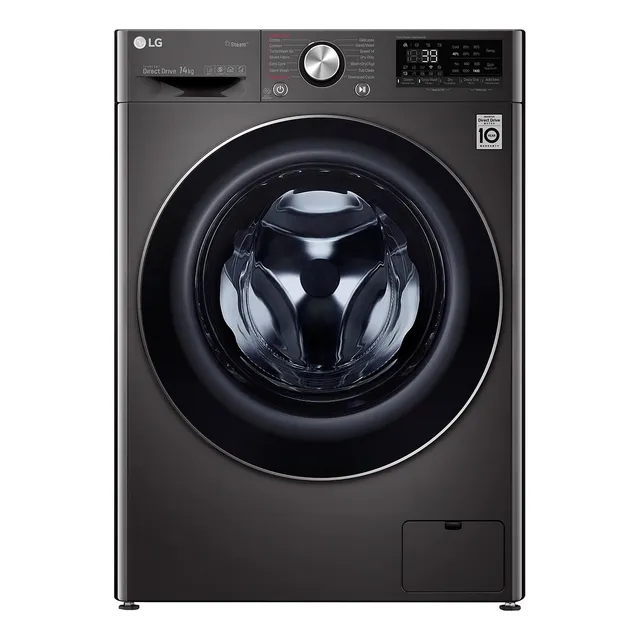 Lavadora Secadora Automatica LG Carga Frontal 14kg Negro 110V