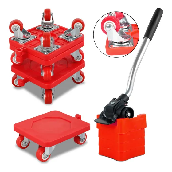 4pcs Ruedas Universal Para Mover Carga Hasta Giratorio 360°