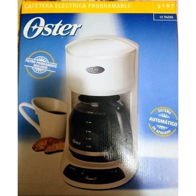 Cafetera Oster De 12 Tazas Digital Filtro Permanente