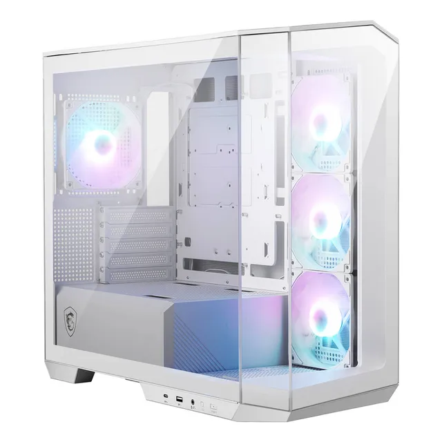 Gabinete Gamer Msi Mag Pano M100r Pz White Micro Atx Usb-c