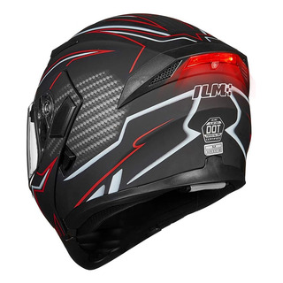 Casco De Moto Ilm, Con Doble Visera Y Ventilacion T6 Casco De Moto Ilm, Con Doble Visera Y Ventilacion T6