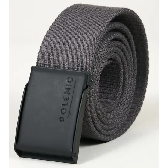 Cinturon Hombre Gris Escolar Tejido Poliester Polemic