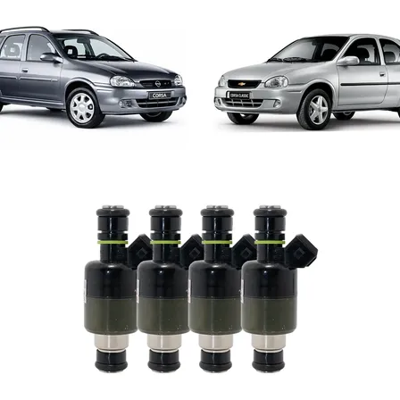 4 Bicos Injetores Corsa 1.6 8v Gasolina 1996 97 98 99 2000