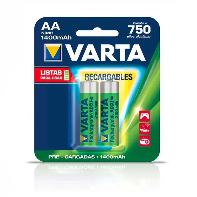 Pila Varta Recargable AA Recargable Cilíndrica - 1 unidad