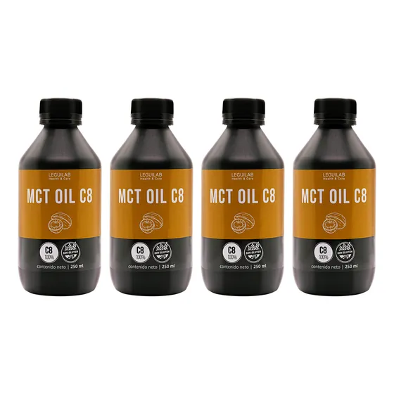 Leguilab X4 Mct Oil C8 Suplemento Alimentario X 250ml
