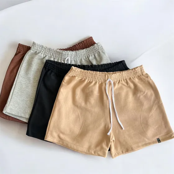 Short Feminino Moletom 100% Algodão Bermuda Feminina Básica