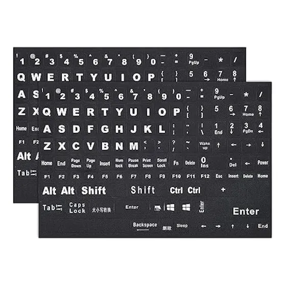 Qwerty - Calcomanías De Repuesto Para Teclado