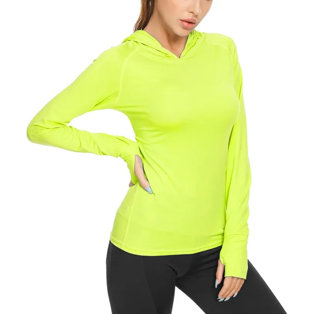Camiseta Ligera Manga Larga Para Mujer Proteccion Solar Upf