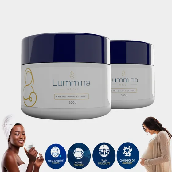 Kit2 Lummina Gest Original Creme P/estrias/celulite/manchas