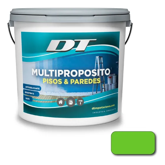 Pintura De Pisos Y Paredes Multipropósito 20 Lt | 15 Colores Color Verde Manzana