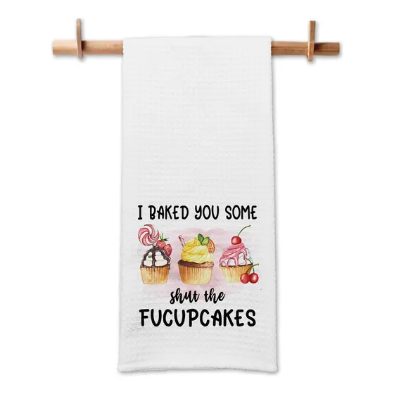 Divertida Toalla Cocina Para Hornear Texto Ingl  I Baked You