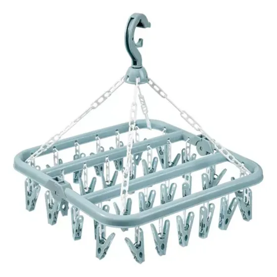 Nn Percha Plegable Multifuncional For Secadora Con 32 Pinzas