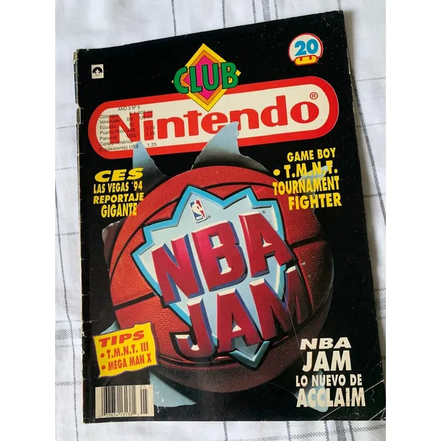 Revista Club Nintendo 20 De Coleccion Vintage Negociable