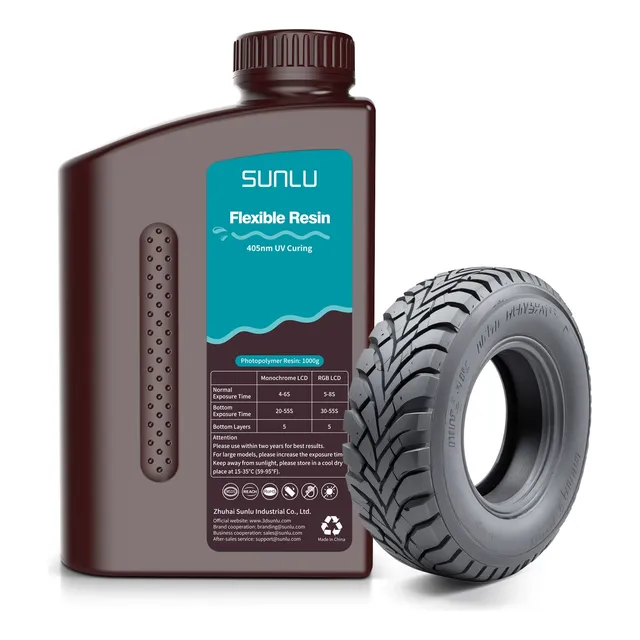 Resina Flexible Impresora 3d Uv 405nm, Blando Y Resistente
