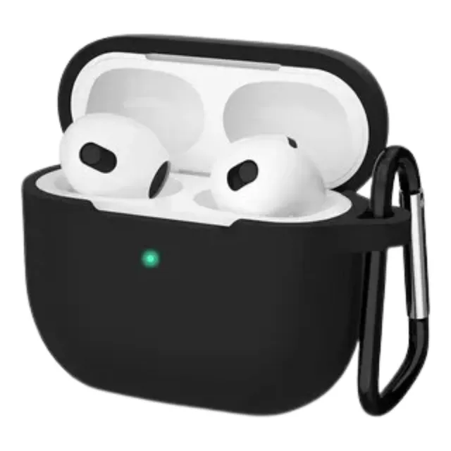 Estuche Forro Funda Case De Silicona Para AirPods 4 + Arnes
