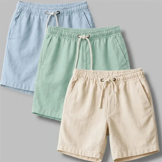 🤓Kit 3 Shorts Masculino Bermuda Linho Verão Envio Imediato 🤓Kit 3 Shorts Masculino Bermuda Linho Verão Envio Imediato