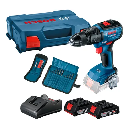 Kit Furadeira Parafusadeira Bateria 18v Gsb18v50 Brinde Nf