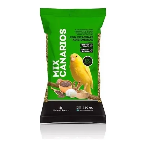 Mix Canarios Con Vitaminas 750 Grs. Nelsoni Ranch