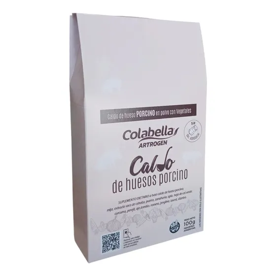 Caldo De Huesos Porcino En Polvo Colabella 100g Sin Tacc