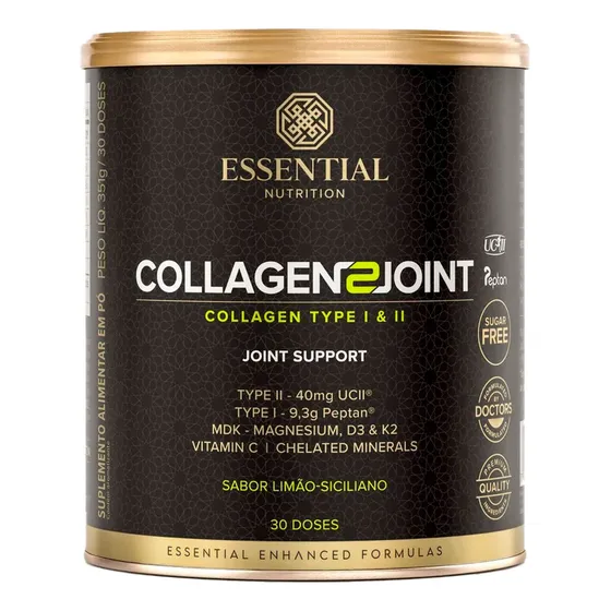 Collagen 2 Joint Essential Nutrition - (300g) Sabor Limão - 351g