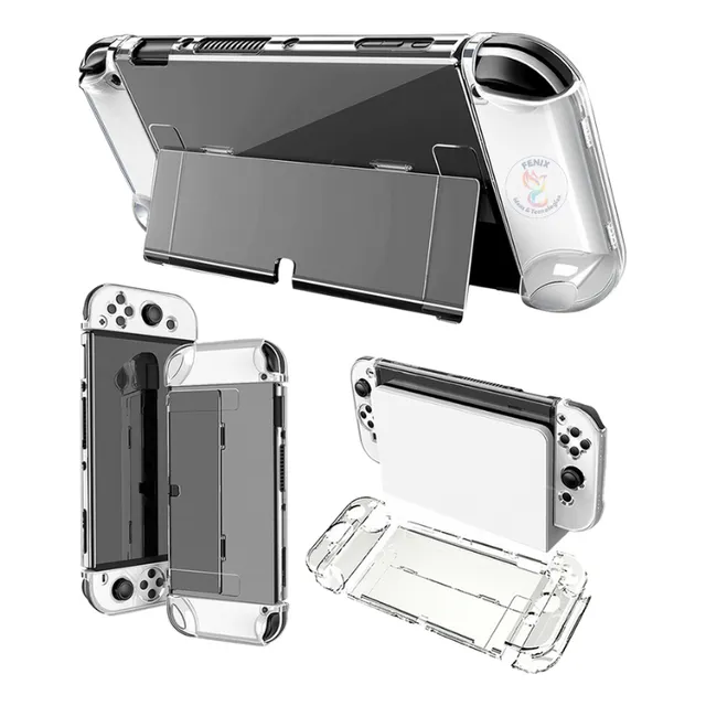 Funda Transparente Con Soporte Para Nintendo Switch Oled
