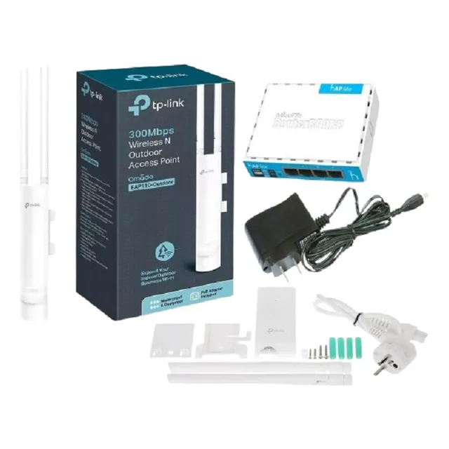 Internet Por Fichas Rb Mk + Tp Link Eap  360 Grad Wifi Ficha