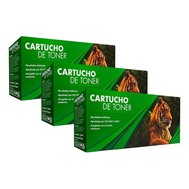 Kit 3 Cartucho Toner Generico Tigre 78a Ce278a Negro