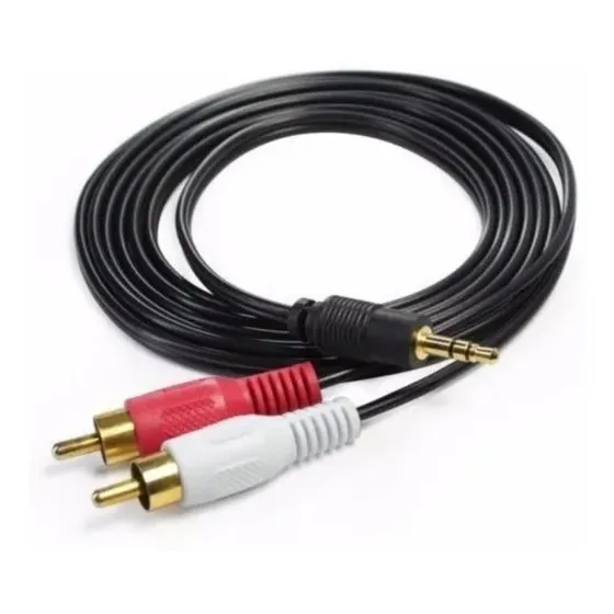Cable De Audio Auxiliar Plus 3.5mm A Rca Al Mayor Y Al Detal