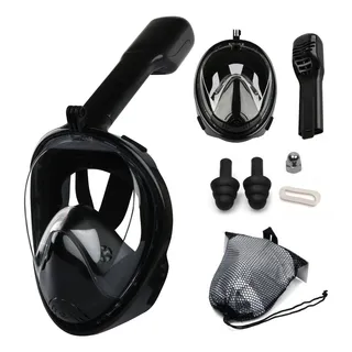 Mascara De Mergulho Snorkel Full Face Gopro Brastoy Suporte L/x Mascara De Mergulho Snorkel Full Face Gopro Brastoy Suporte L/x