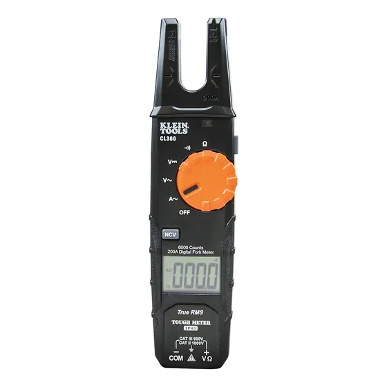 Multimetro Gancho Abierto 200a A/c Trms Cl360 Klein Tools