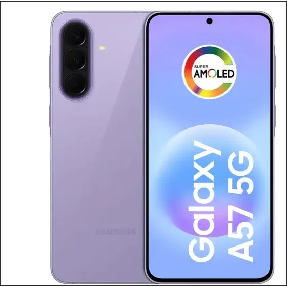 Celular Samsung Galaxy A57 5G 128GB, 8GB RAM, Câmera 50MP, IP68, Super AMOLED 6.7", Recursos AI - Lilás