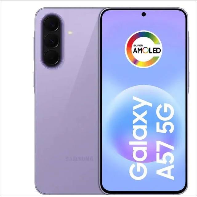 Celular Samsung Galaxy A57 5g 128gb, 8gb Ram, Câmera 50mp, Ip68, Super Amoled 6.7 , Recursos Ai - Lilás Celular Samsung Galaxy A57 5g 128gb, 8gb Ram, Câmera 50mp, Ip68, Super Amoled 6.7 , Recursos Ai - Lilás