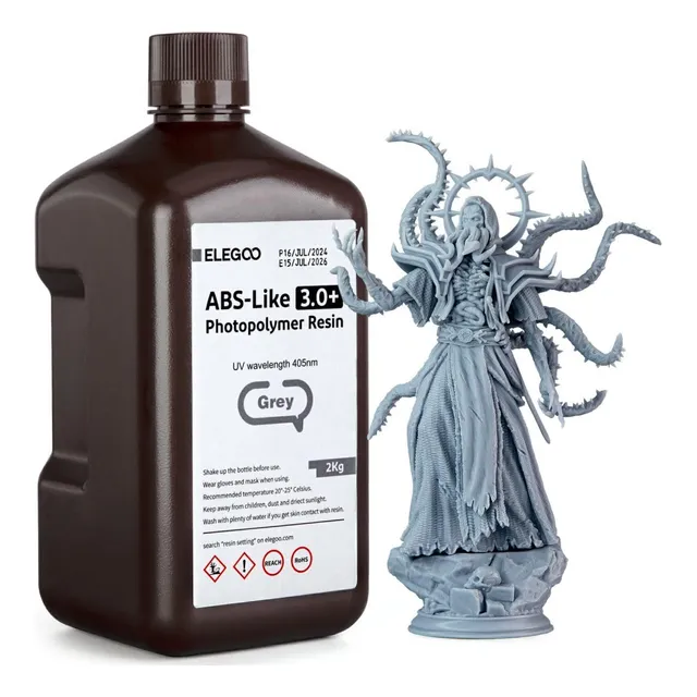 Impresora 3d De Resina Elegoo Tipo Abs 3.0+ Gris, 2 Kg