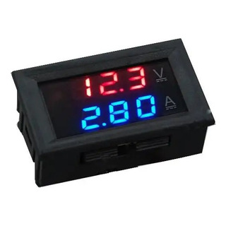 Voltímetro Automotivo Amperímetro Digital 0/100v 50a Voltímetro Automotivo Amperímetro Digital 0/100v 50a