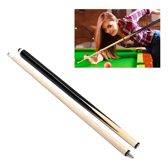 Taco De Pool Palo Maple Billar Madera Alta Calidad 145x1.3cm