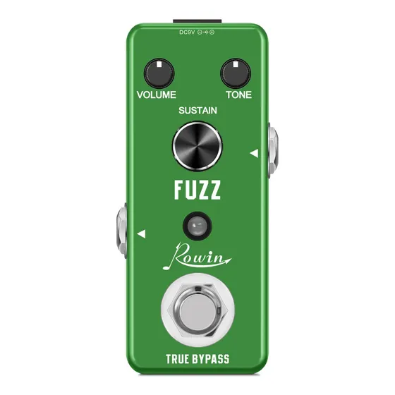 Pedal De Efeito De Guitarra Rowin Lef-306 Fuzz Para Guitarra