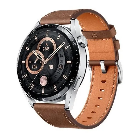 Correa Cuero Marrón Para Reloj Huawei Gt2e/ Gt2 Pro/ Gt3