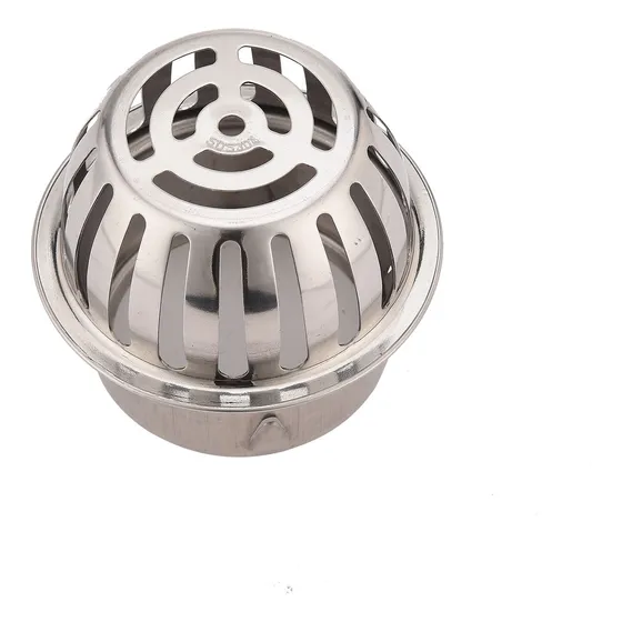 Coladera Acero Inoxidable 304 Desagüe Suelo Anti Hojas