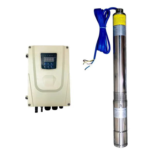 Bomba De Agua Sumergible Solar 3fpd 3.5  1hp 750w