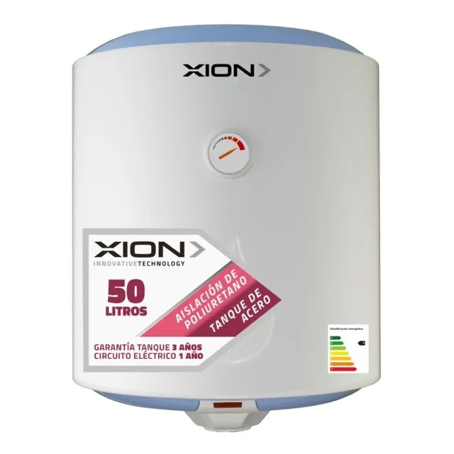 Calefón Termotanque Electrónico 50lts Xion Xi-cal50 Color Blanco