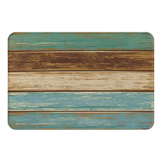 Tapete Baño Antideslizante Absorbente 24 X 16  Estilo Retro