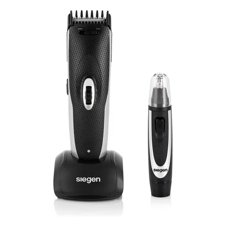 Set Corta Pelo Duo Style Siegen Sg-8410 Color Negro