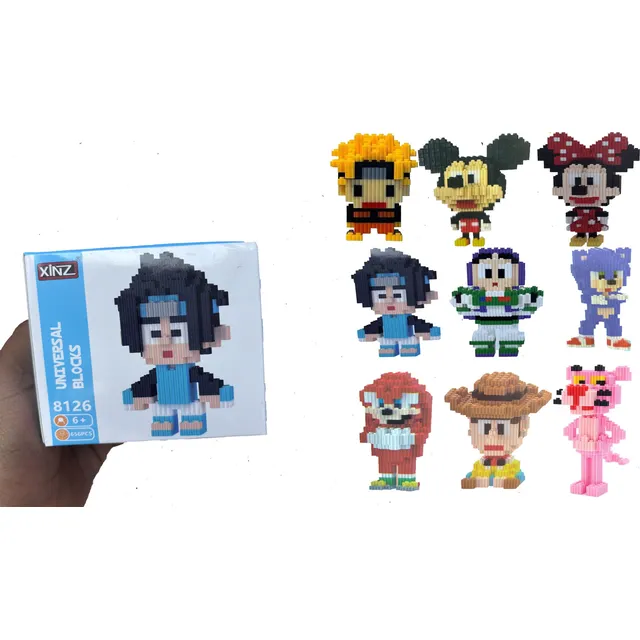 Juguete De Fichas Para Armar (magic Block) Figura Armable