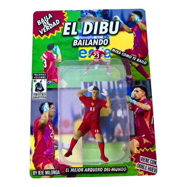 El Dibu Que Baila Martinez Arquero Figura Muñeco Coleccion