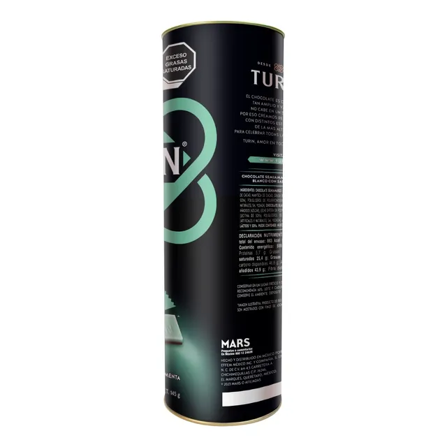 Turín Minuit chocolate menta tubo de 145g chocomenta